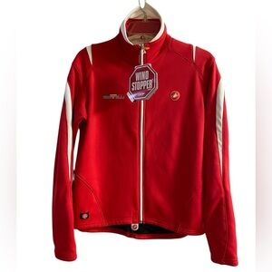 Castelli Batelli cycling 54 jacket wind stopper insulated goretex Large NWT